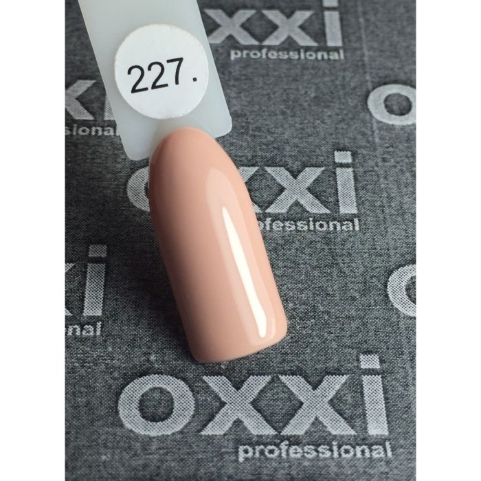 Гель-лак OXXI Professional №227 (бежево-розовый, эмаль), 8 мл