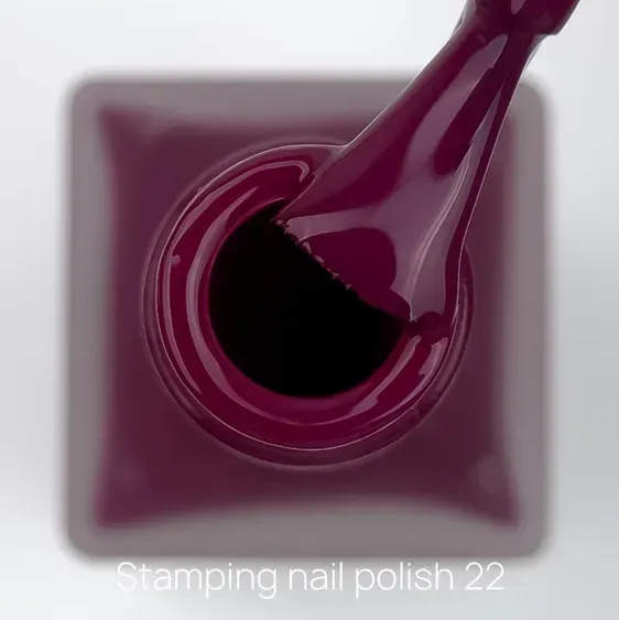 Лак для стемпинга Crooz  22, бордо  6мл