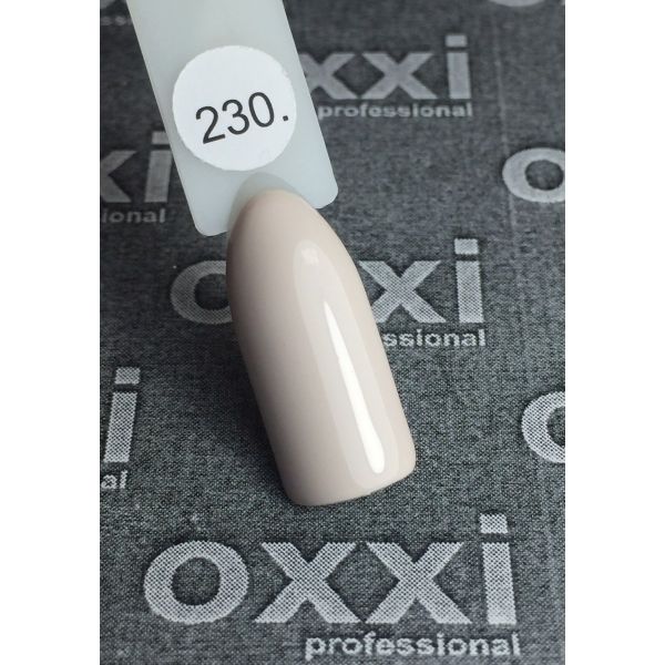 Гель-лак OXXI Professional №230 (бежево-нюдовый, эмаль), 8 мл