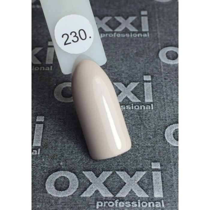 Гель-лак OXXI Professional №230 (бежево-нюдовый, эмаль), 8 мл