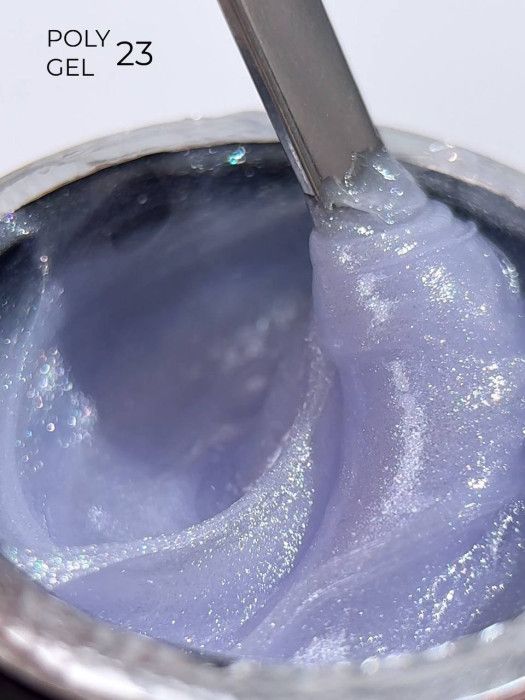 Полігель Miss Luna Premium PolyGel 23 перламутровий з шиммером, 15мл