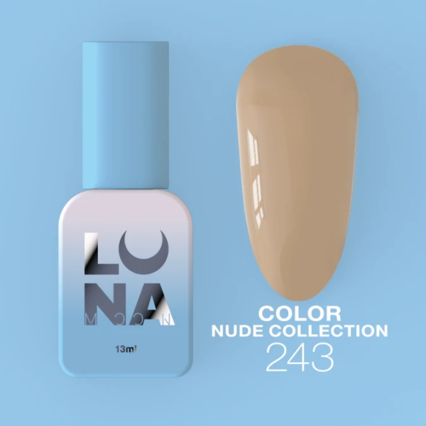 Гель-лак Luna Nude Color 243 13мл