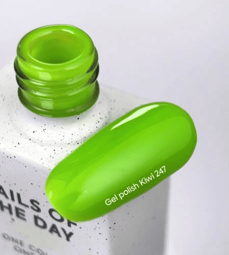 Гель-лак NailsOfTheDay 247 Kiwi неоново-зелений, 10мл