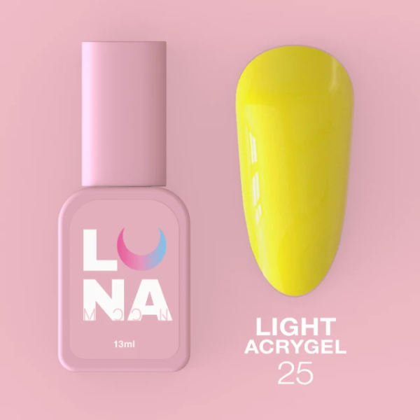 Рідкий акригель Luna Light Acrygel 13мл №25