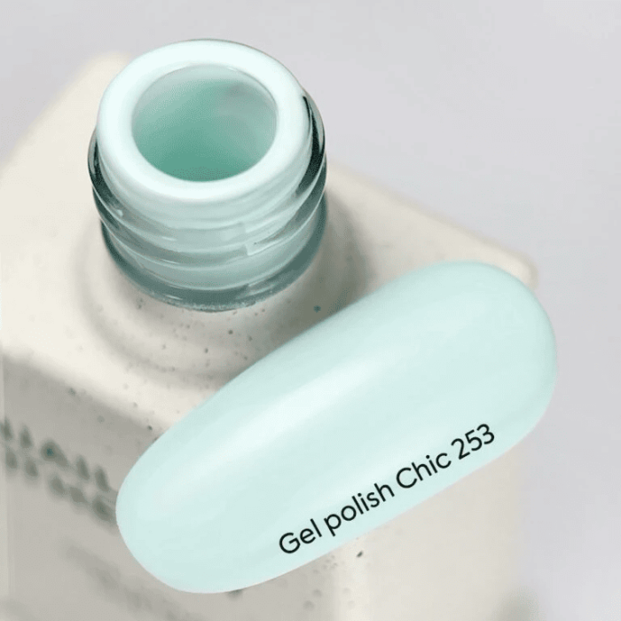 Гель-лак NailsOfTheDay Chic 253  пастельно-бірюзовий, 10мл 