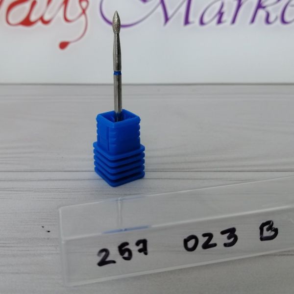 Фреза алмазна почка 257-023B діаметр 2.3мм, синя