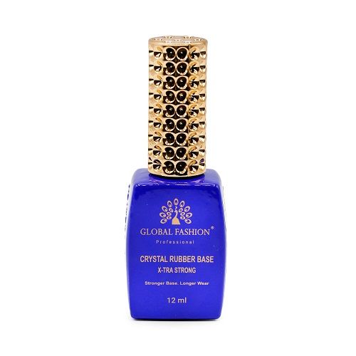 База для гель лаку Global Fashion Crystal Rubber Base X-TRA Strong 12мл