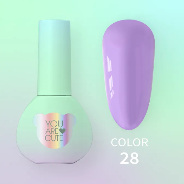 Гель-лак You are Cute 28 світла лаванда, 5мл