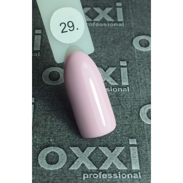 Гель-лак OXXI Professional №29 (светлый лилово-розовый, эмаль), 8 мл