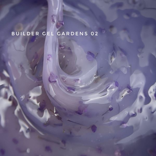 Білдер гель з сухоцвітами Touch Builder Gel Gardens 02, 15мл