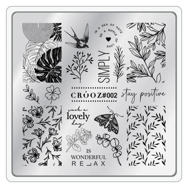 Пластина для стемпинга Crooz  02