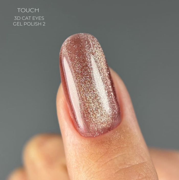 Гель-лак котяче око Touch 3D Cat Eye 02, 9мл