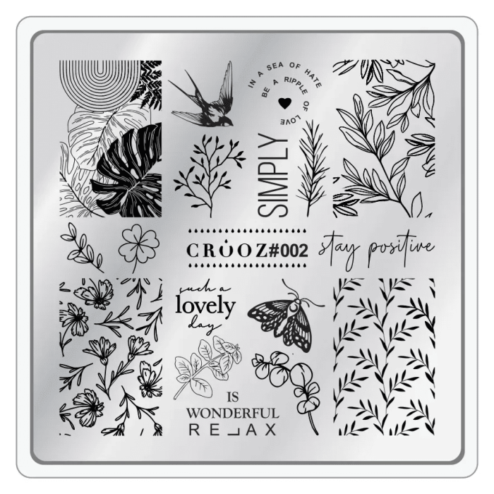 Пластина для стемпинга Crooz  02