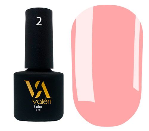 Гель лак Valeri 6 ml №02 светло-розовый