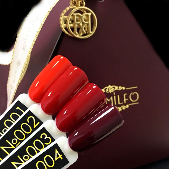 Гель-лак Komilfo Rior Collection №001 (классический красный, эмаль), 8 мл