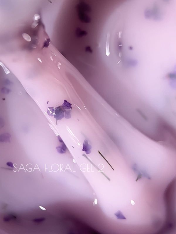 Рідкий гель з сухоцвітами Saga Liquid Floral gel 02, 15мл