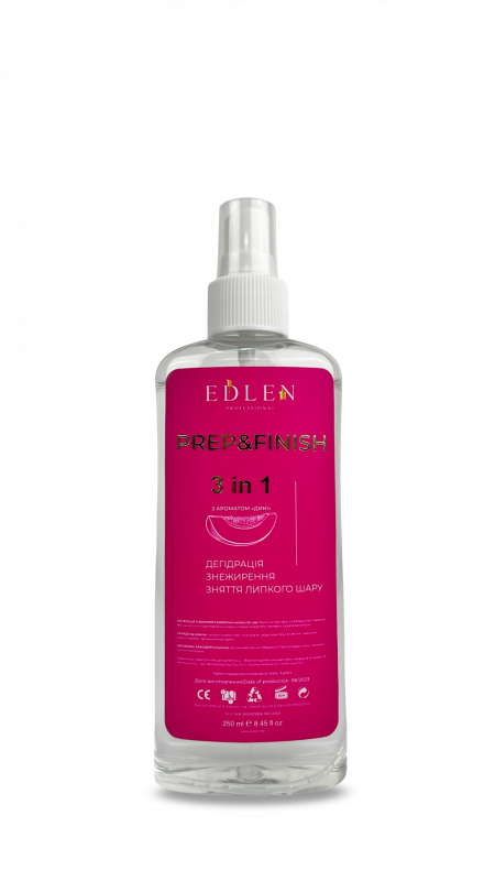Обезжирювач Edlen Prep&Finish 250мл Watermelon Арбуз