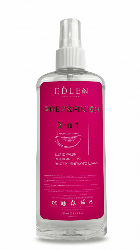 Обезжириватель Edlen Prep&Finish 250мл Melon Дыня