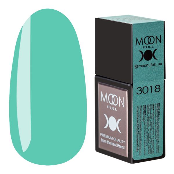 Кольорова база MOON FULL Amazing Color Base №3018 бірюзовий, 12мл