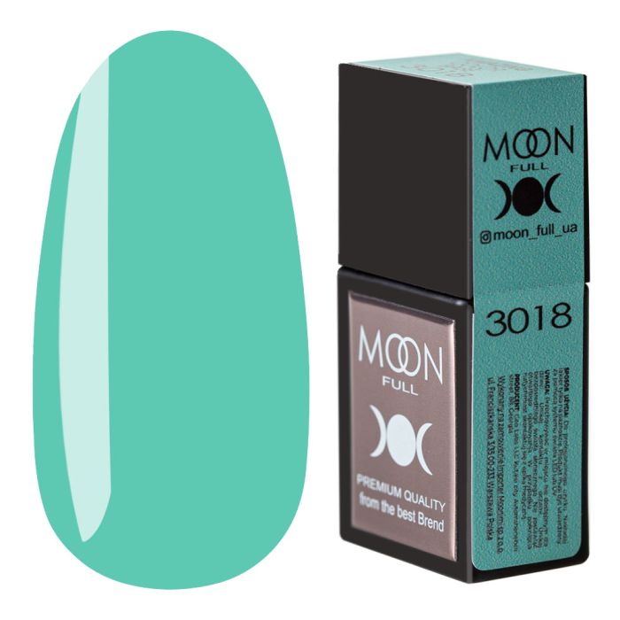 Кольорова база MOON FULL Amazing Color Base №3018 бірюзовий, 12мл