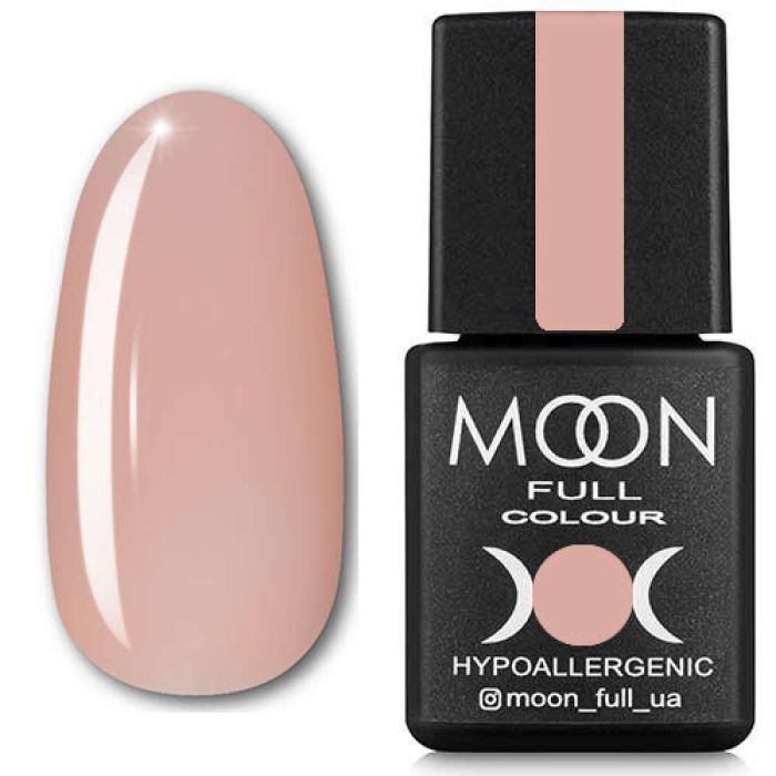 Гель-лак MOON FULL color Gel polish №301 (светлый персик, эмаль), 8 мл