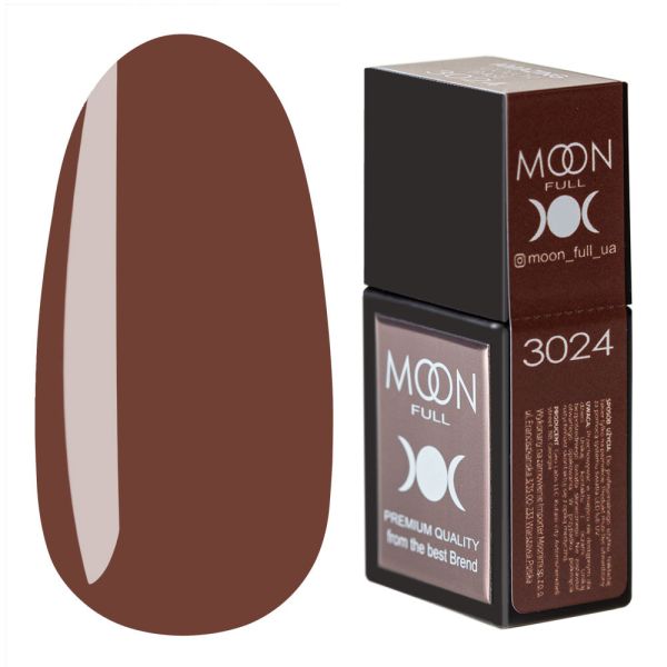 Кольорова база MOON FULL Amazing Color Base №3024 коричневий, 12мл
