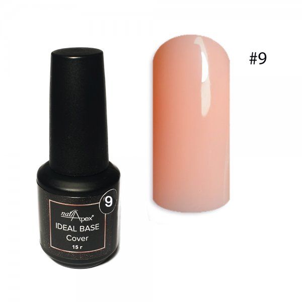 Кольорова база Ideal Base Nailapex # 9 Персик 15мл