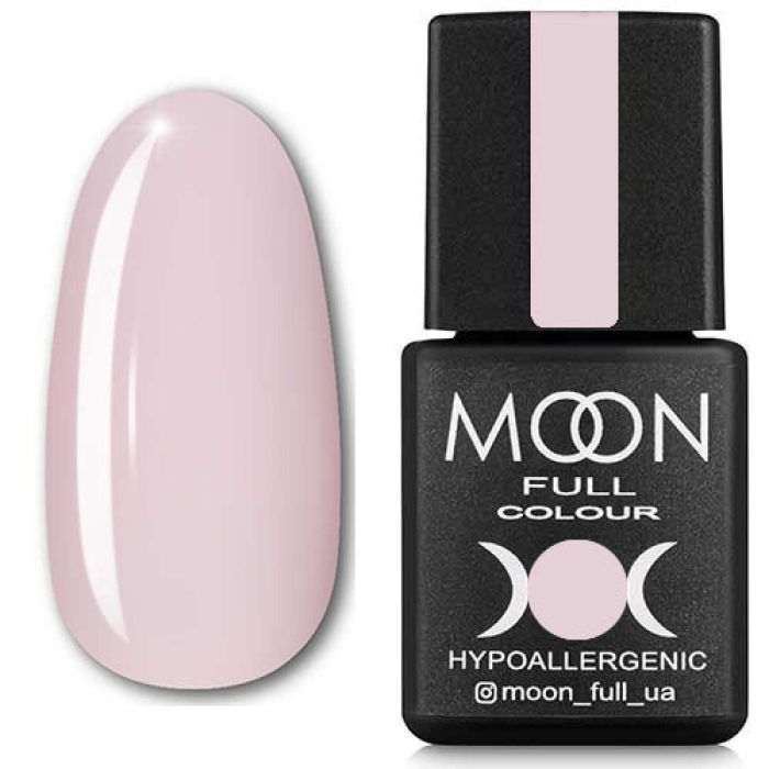Гель-лак MOON FULL color Gel polish №302 (ніжно-рожевий Крайола, емаль), 8 мл
