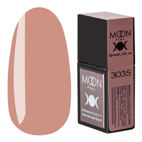 Кольорова база MOON FULL Amazing Color Base №3035 бежевий, 12мл