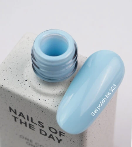 Гель-лак NailsOfTheDay 303 Iris небесно-голубой, 10мл 