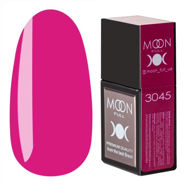 Кольорова база MOON FULL Amazing Color Base №3045 темно розовий, 12мл