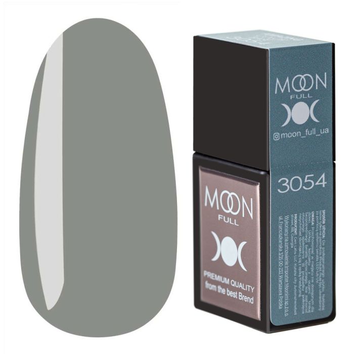 Кольорова база MOON FULL Amazing Color Base №3054 сіро-зелений, 12мл