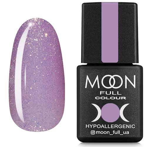Гель-лак MOON FULL color Gel polish №305 (светло-сиреневый с золотистым шиммером), 8 мл