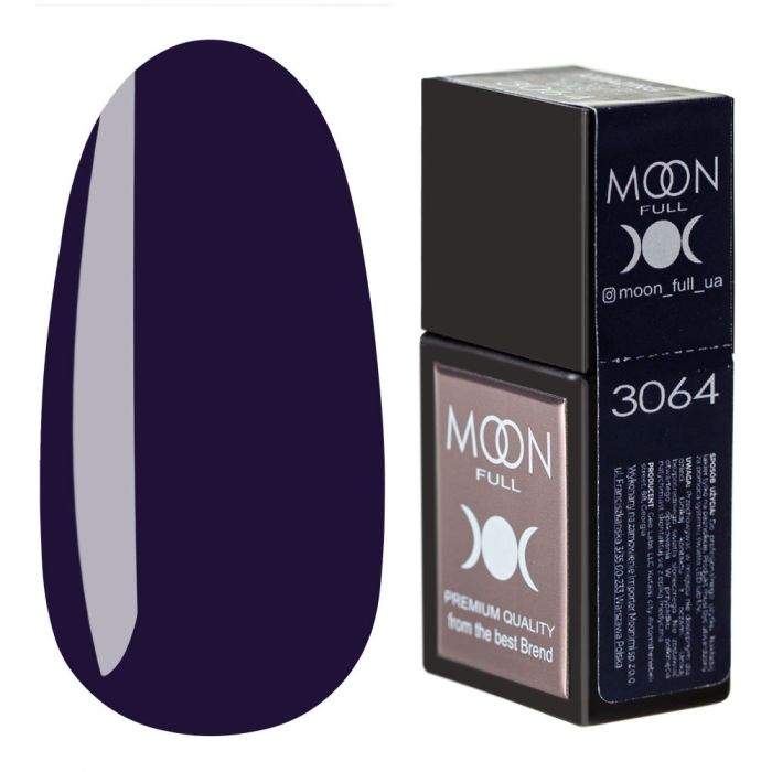 Кольорова база MOON FULL Amazing Color Base №3064 глибокий синій, 12мл
