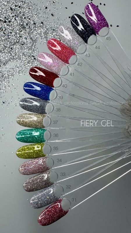 Гель-лак світловідбиваючий SAGA Fiery 9 мл 32