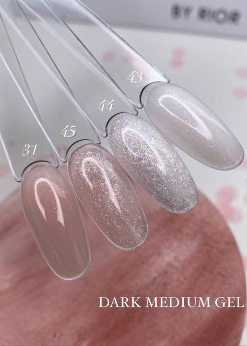 Гель DARK Medium Gel №44 15мл рожевий з шиммером