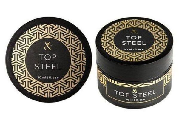 Топ F.O.X Top Steel стальной закрепитель для гель-лака, 30 мл без липкого слоя