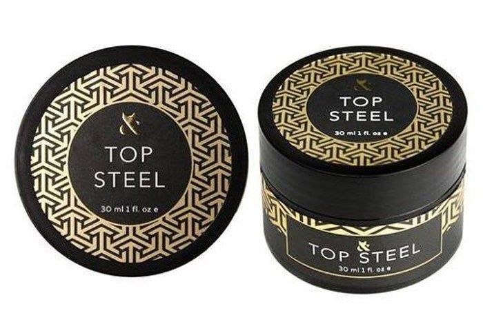Топ F.O.X Top Steel стальной закрепитель для гель-лака, 30 мл без липкого слоя