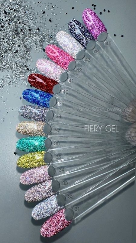 Гель-лак світловідбиваючий SAGA Fiery 9 мл 33
