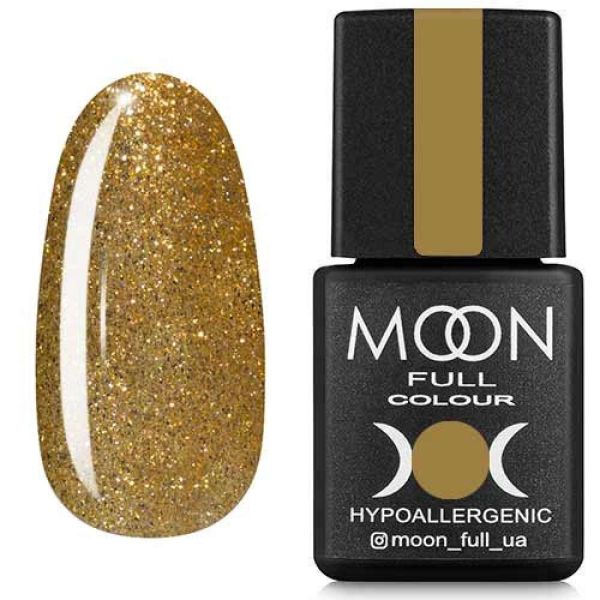 Гель-лак MOON FULL color Gel polish №326 (золотой шиммерный), 8 мл