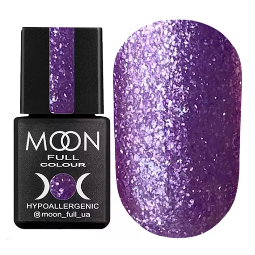 Гель-лак MOON FULL color Gel polish №1010 бузковий шиммер