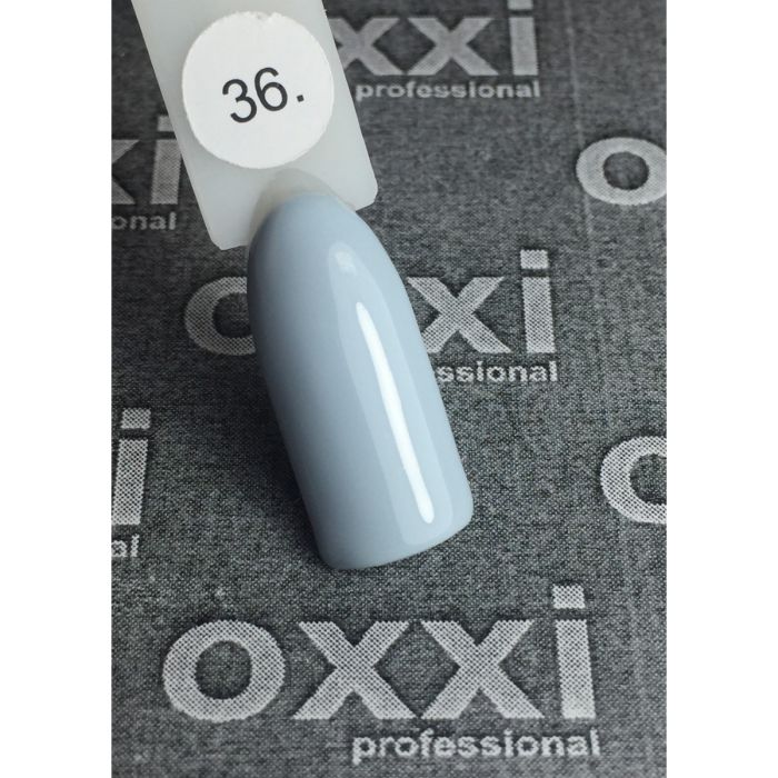 Гель-лак OXXI Professional №36 (голубо-серый, эмаль), 8 мл