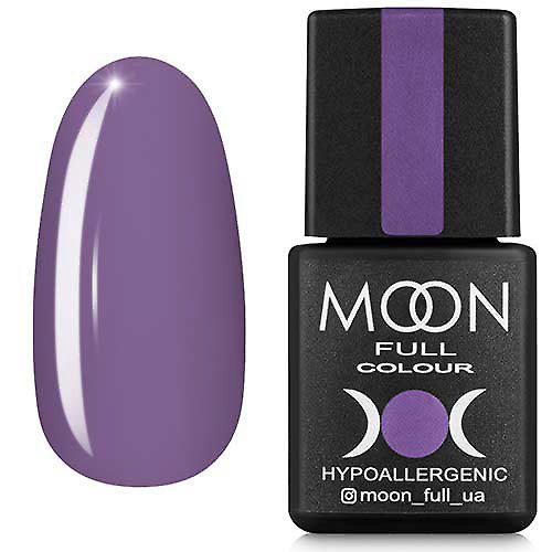 Гель-лак MOON FULL color Gel polish №159 (пастельний фіолетовий, емаль), 8 мл