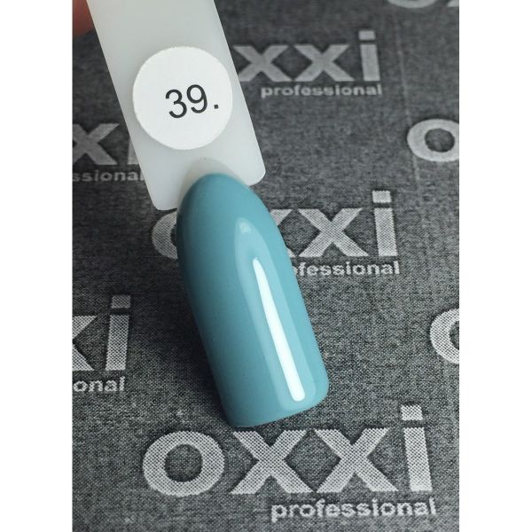 Гель-лак OXXI Professional №39 (приглушенный серо-голубой, эмаль), 8 мл