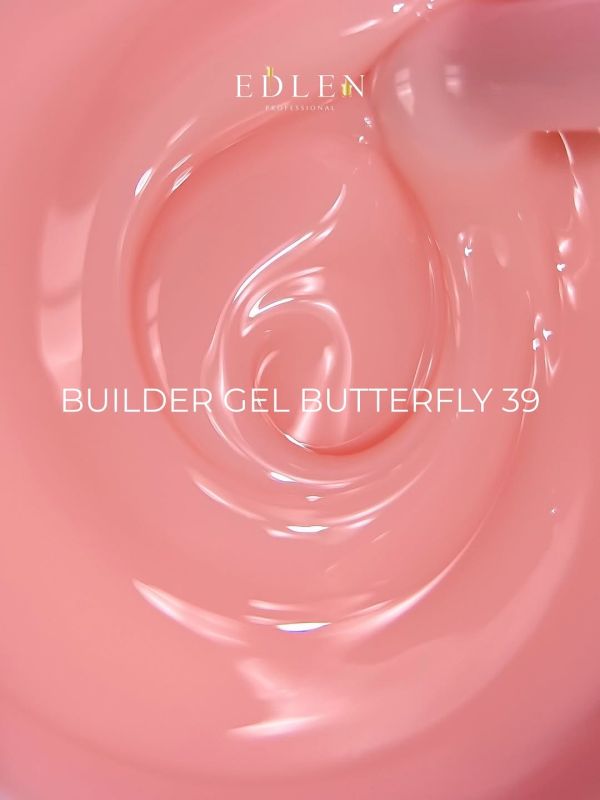Гель Edlen Builder Gel Butterfly 39, 15мл