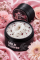 Гель для наращивания с сухоцветами Miss Luna Milk Flower Gel 03 молочный гель с бордовыми сухоцветами