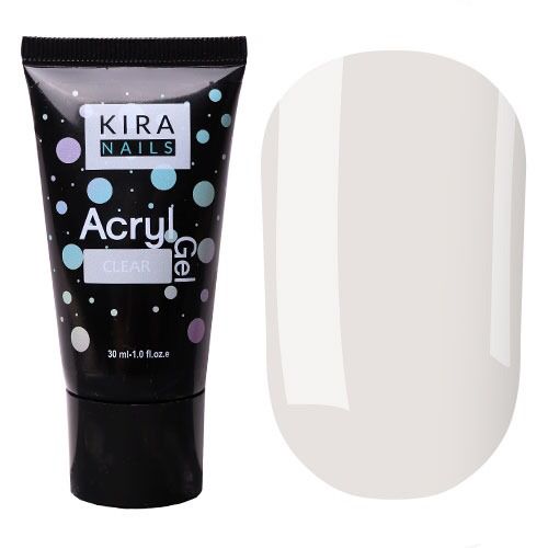 Acryl Gel Акригель Kira nails 30г Прозрачный