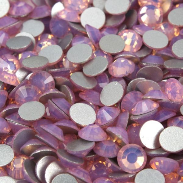 Стразы розовый опал pink opal SS3 100шт