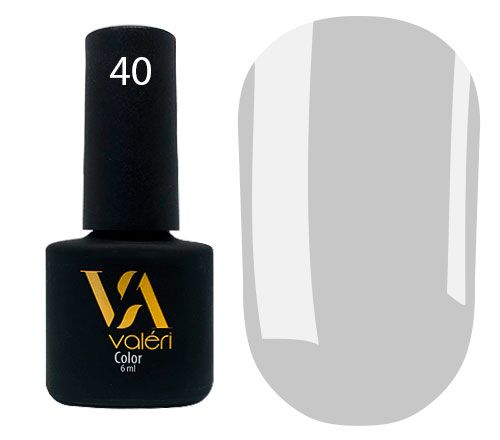 Гель-лак Valeri №040 (дымчатый, эмаль), 6 мл