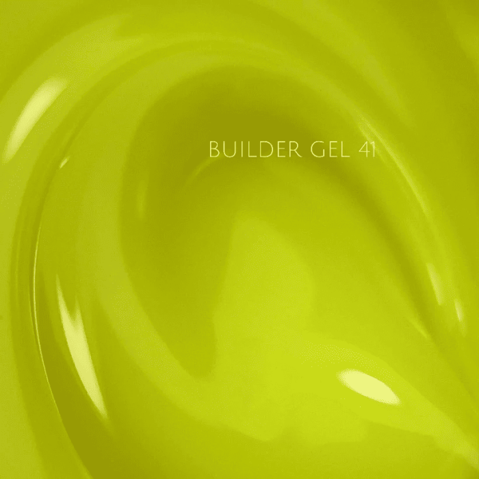 Гель для наращивания ногтей NailsOfTheday Builder 41 насыщенно-лимонный, 15мл